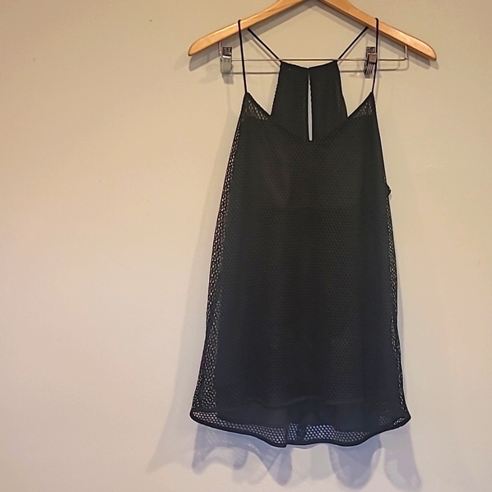 Express mesh racerback tank